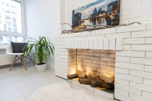 brick fireplaces
